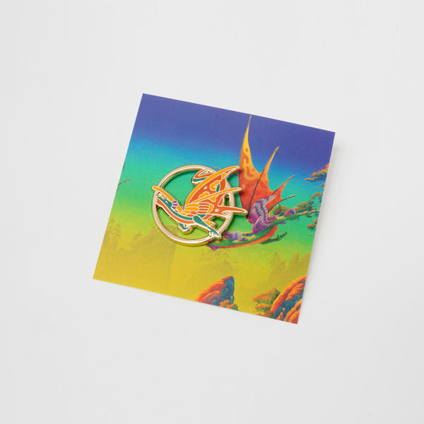 Morning Dragon Pin Badge